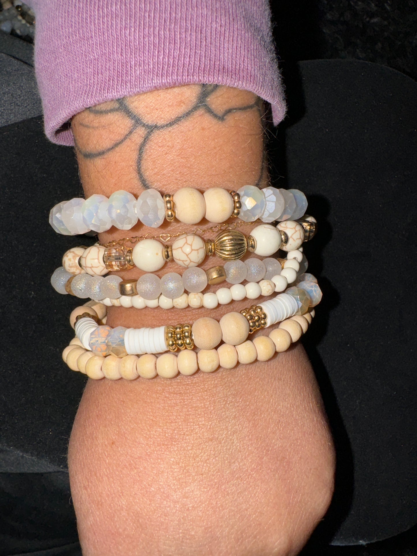 White/Neutral Bracelet Set